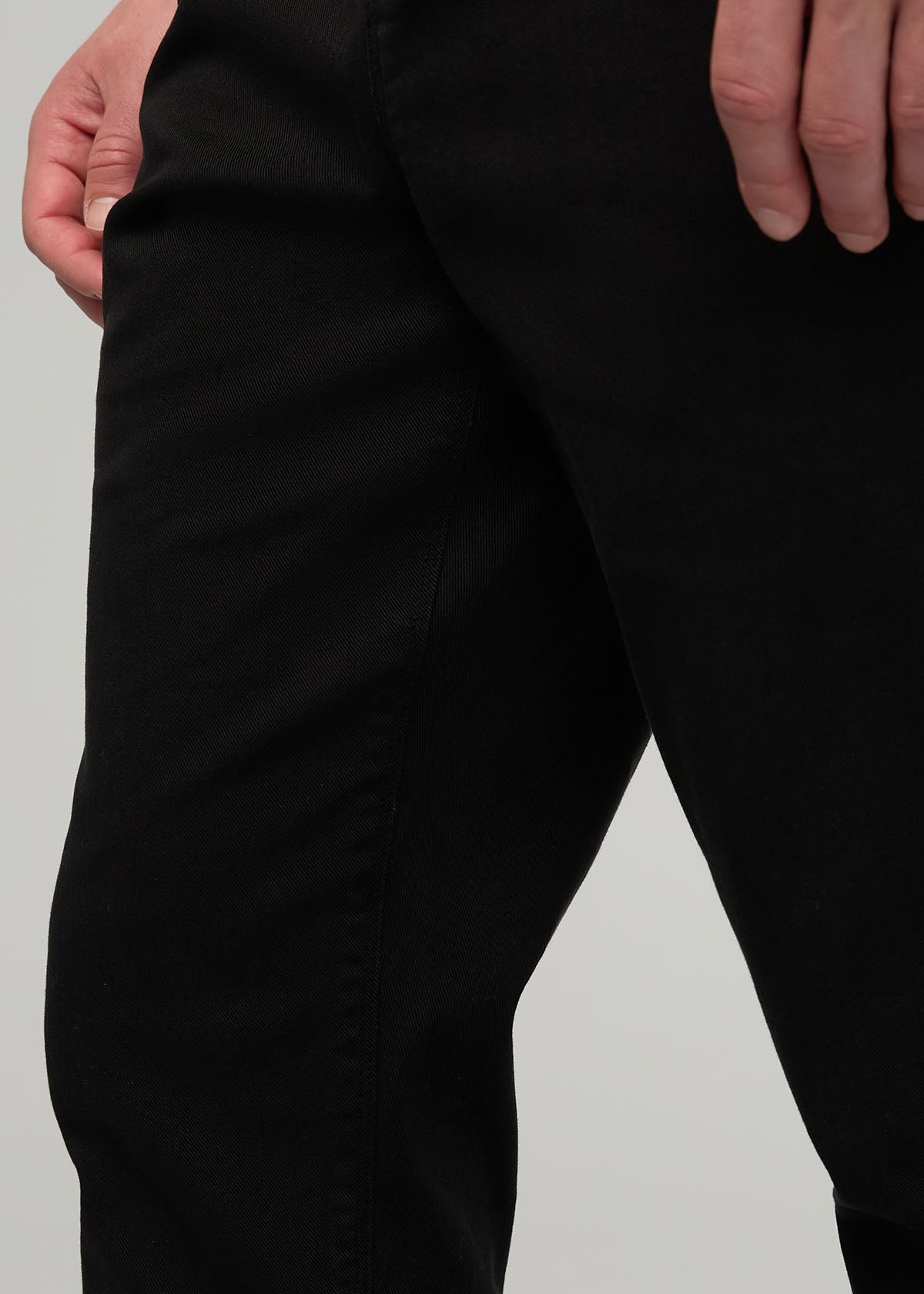 FlexTwill Relaxed Pull On Pant - Black