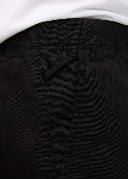 FlexTwill Relaxed Pull On Pant - Black