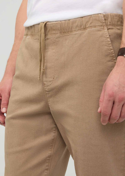 FlexTwill Relaxed Pull On Pant - Desert Khaki