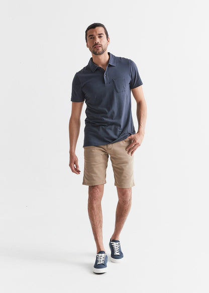 No Sweat Short Slim - Desert Khaki