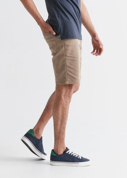 No Sweat Short Slim - Desert Khaki