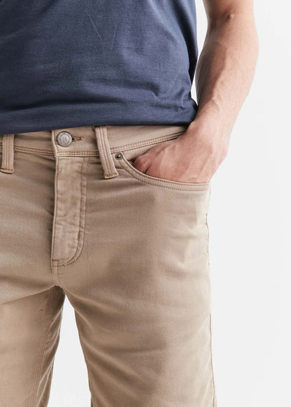 No Sweat Short Slim - Desert Khaki