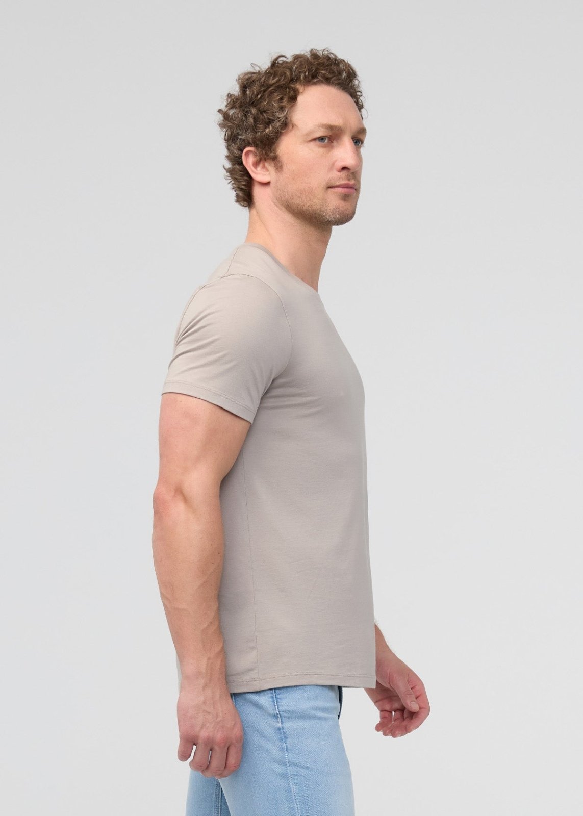 PurePima Only Tee - Stone
