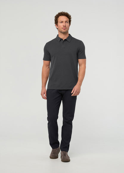 Air Flow Pique Polo - Charcoal