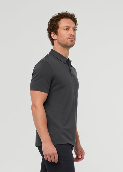 Air Flow Pique Polo - Charcoal