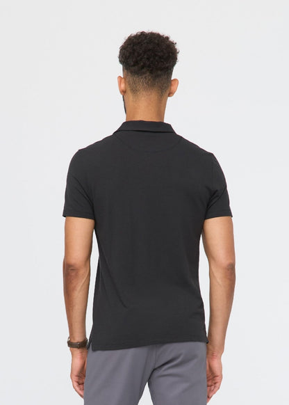 Air Flow Pique Polo - Black