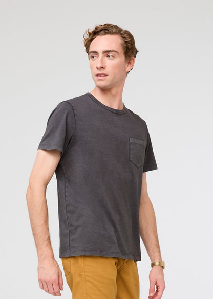 PurePima Vintage Pocket Tee - Washed Grey
