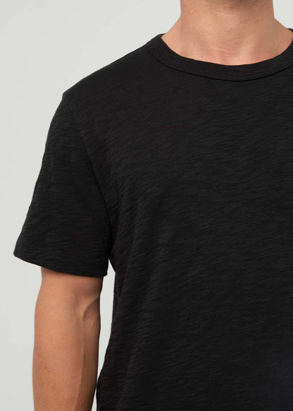 Midweight Slub Jersey Tee - Black