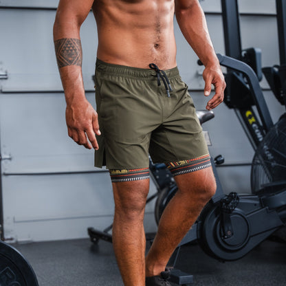 Mana Short (Performance) - Olive 5.5" & 7"