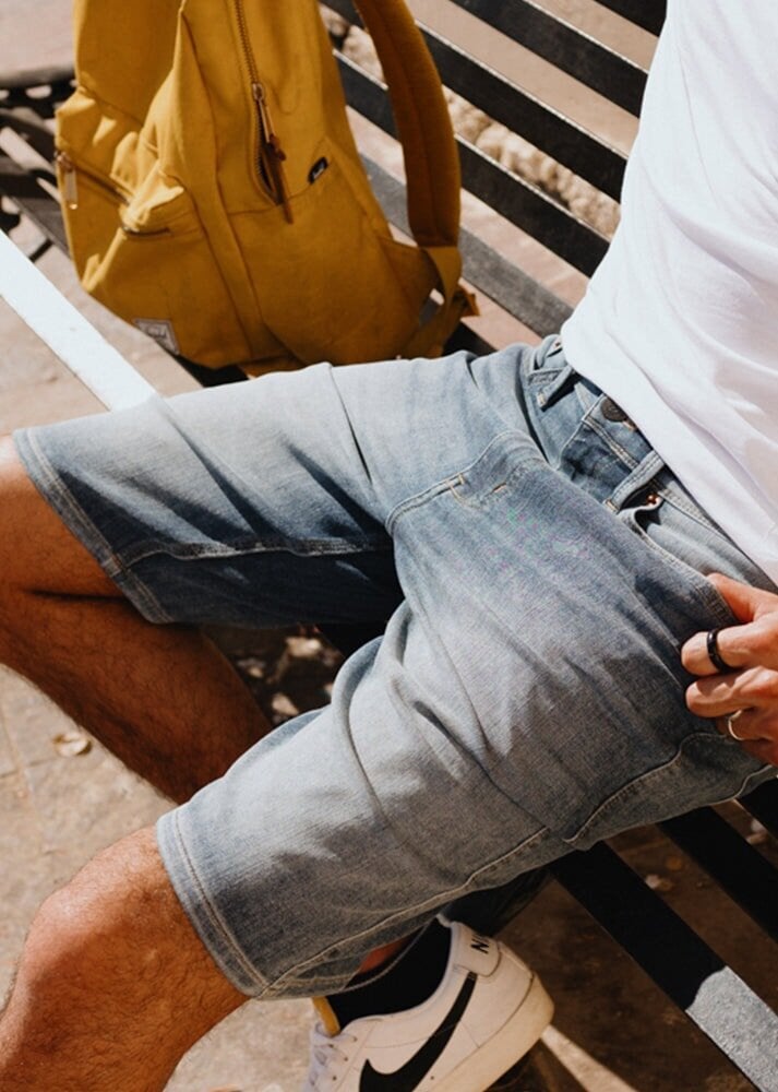 Performance Denim Short - Tidal