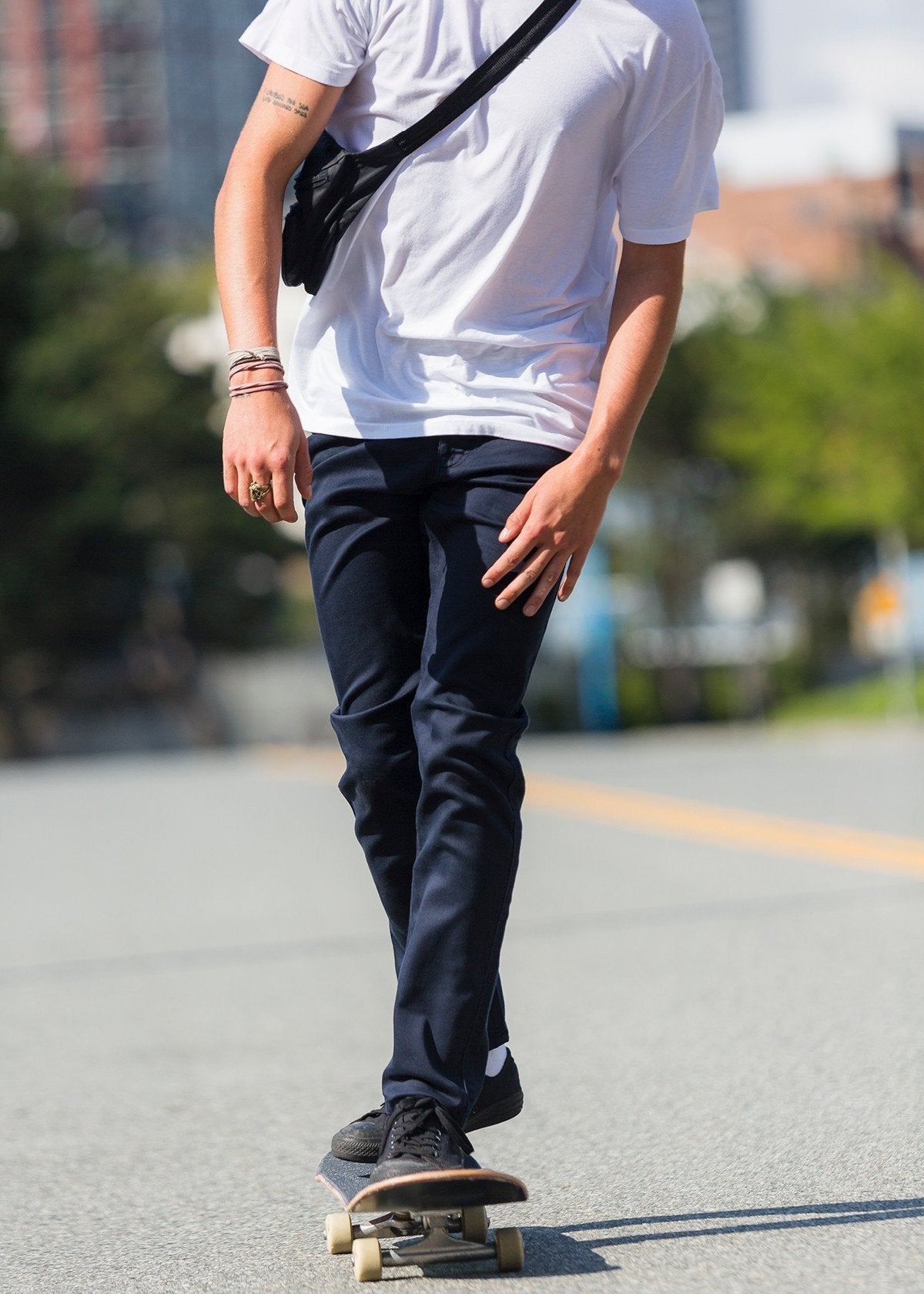 No Sweat Slim - Navy