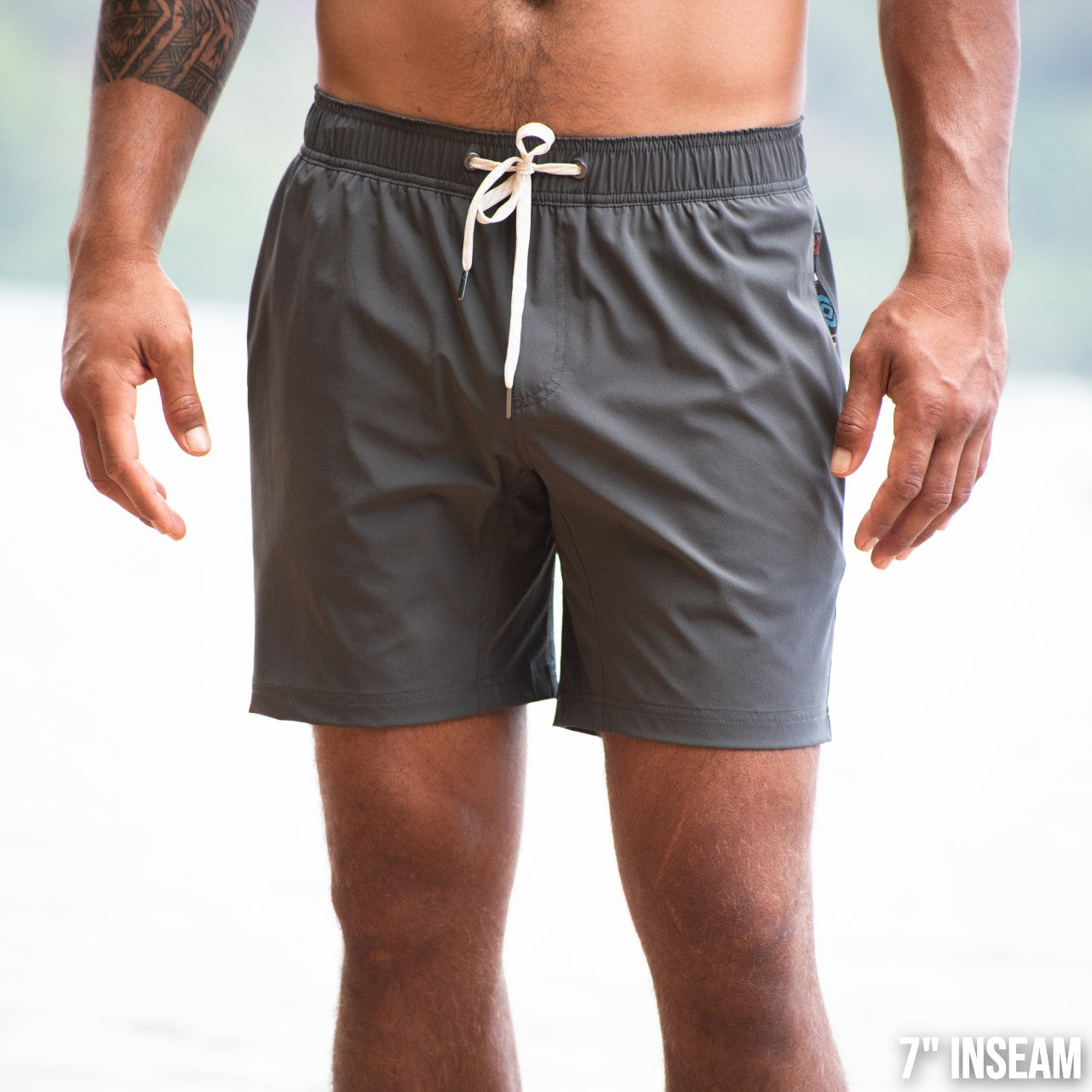 Nomad 3.0 Short (Hybrid) - Charcoal 5" & 7" - Linerless