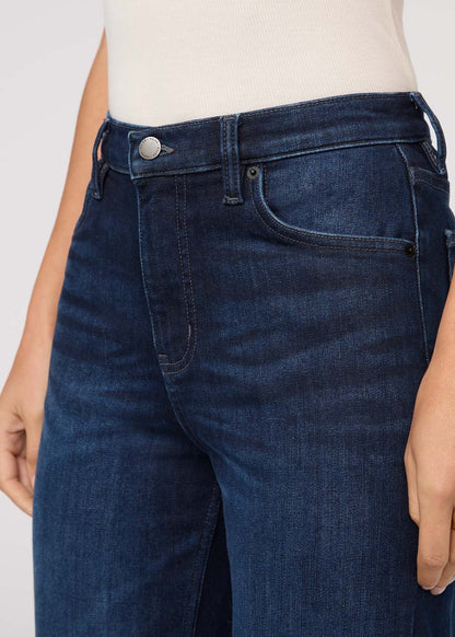 Tech Fleece Denim High Rise Straight - Dark Indigo