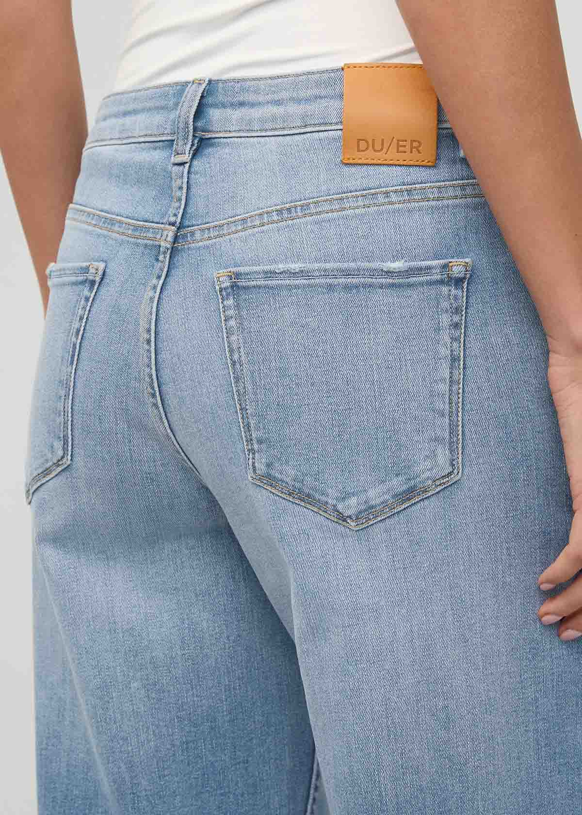 Performance Denim+ Mid Rise Loose Straight - Current