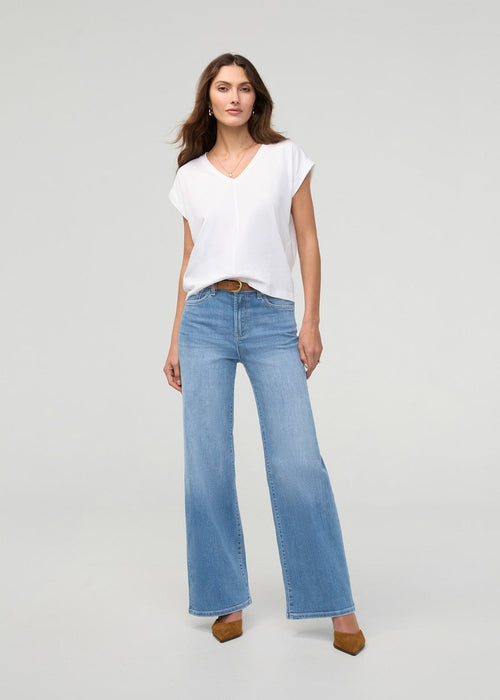Performance Denim+ High Rise Wide Leg - Vintage Seaside