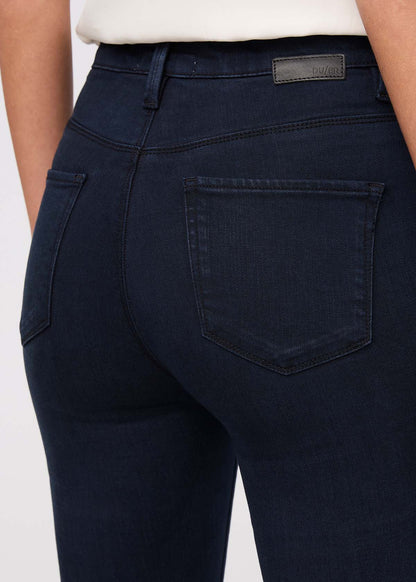 No Sweat Denim High Rise Flare - Dusk Blue