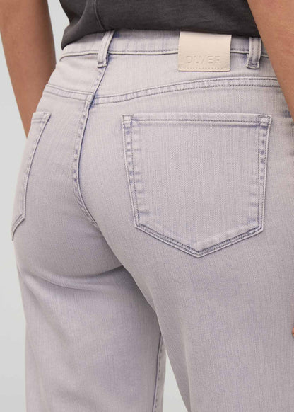 Performance Denim Mid Rise Straight - Quartz Fade