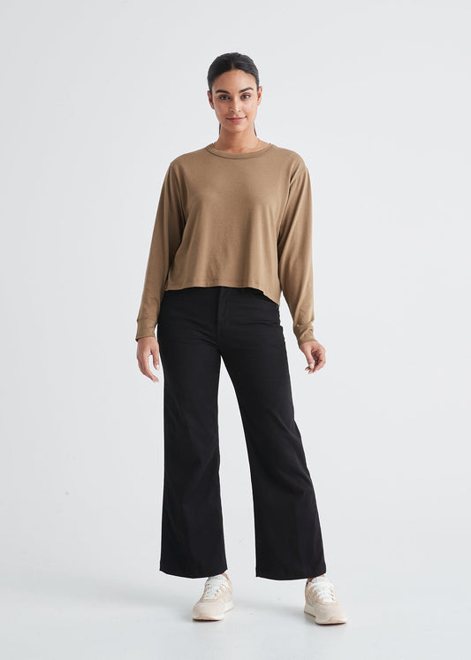 Live Free High Rise Wide Leg - Black