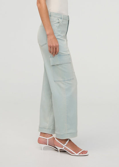 Performance Denim Lite High Rise Cargo - Palisade