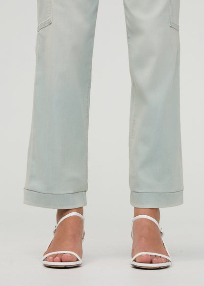 Performance Denim Lite High Rise Cargo - Palisade