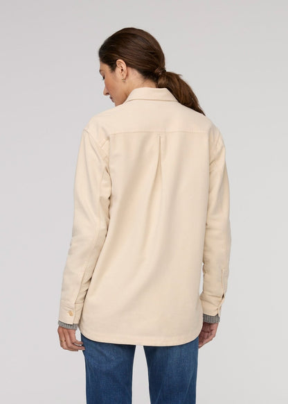 No Sweat Moleskin Overshirt - Bone