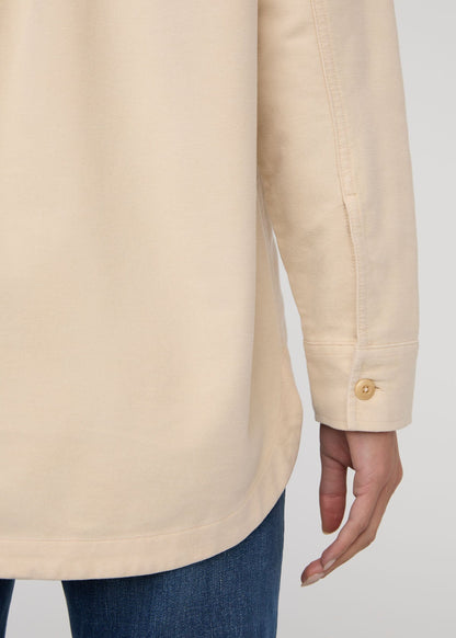 No Sweat Moleskin Overshirt - Bone