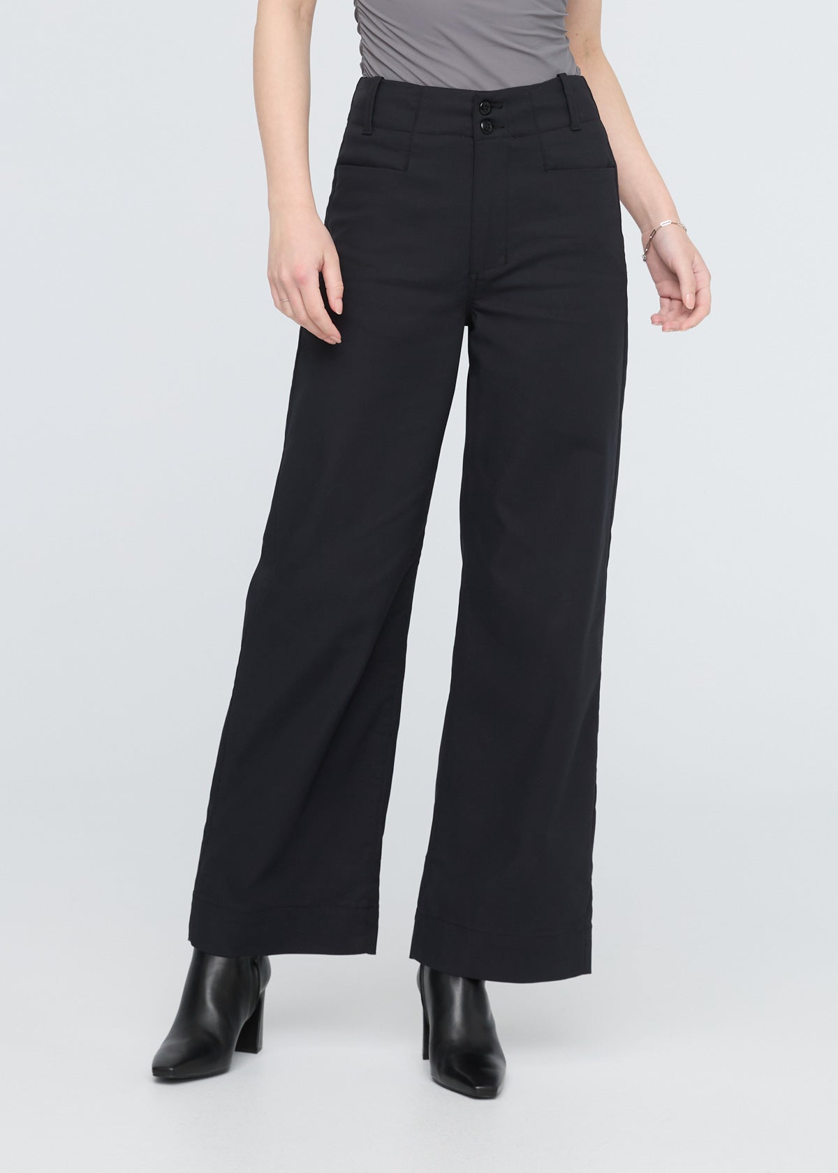 NuStretch High Rise Trouser - Black