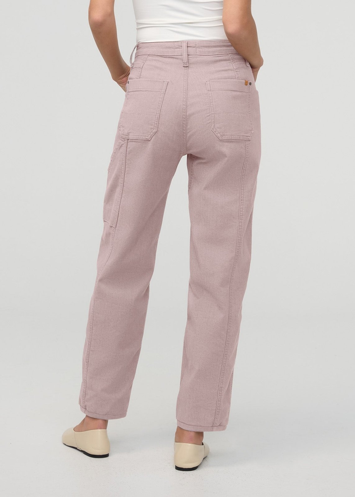 Stretch Canvas Utility Pant - Chalk