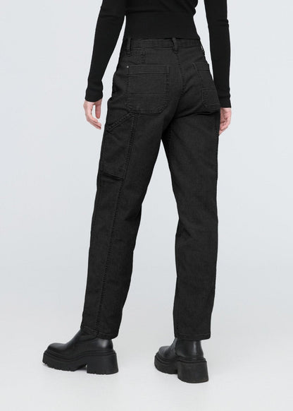 Stretch Canvas Utility Pant - Black