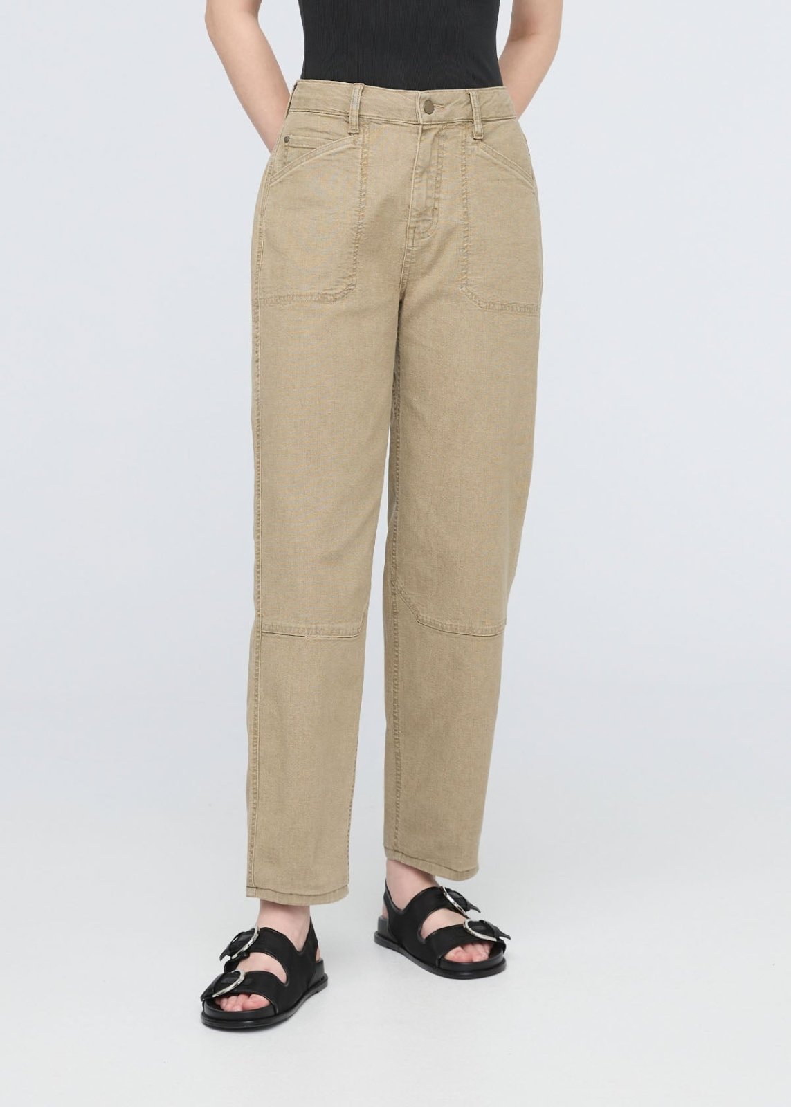 Stretch Canvas Utility Pant - Tan