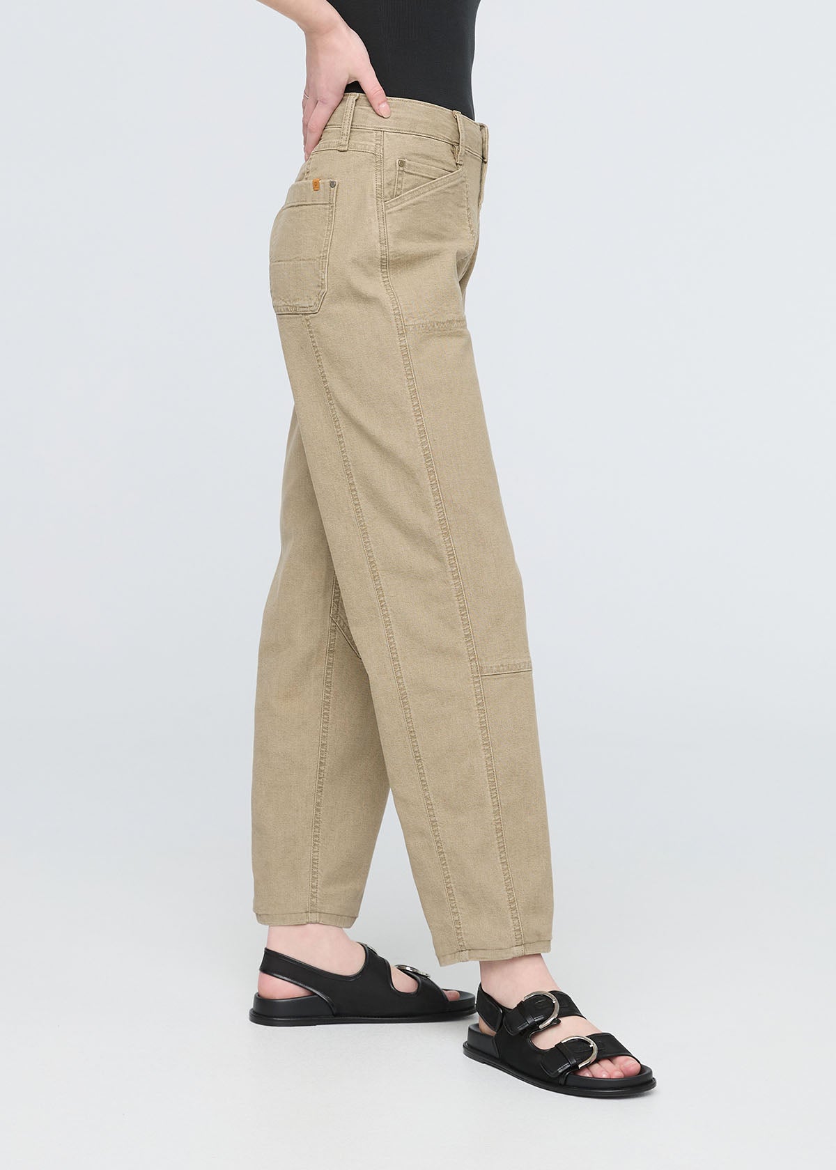 Stretch Canvas Utility Pant - Tan
