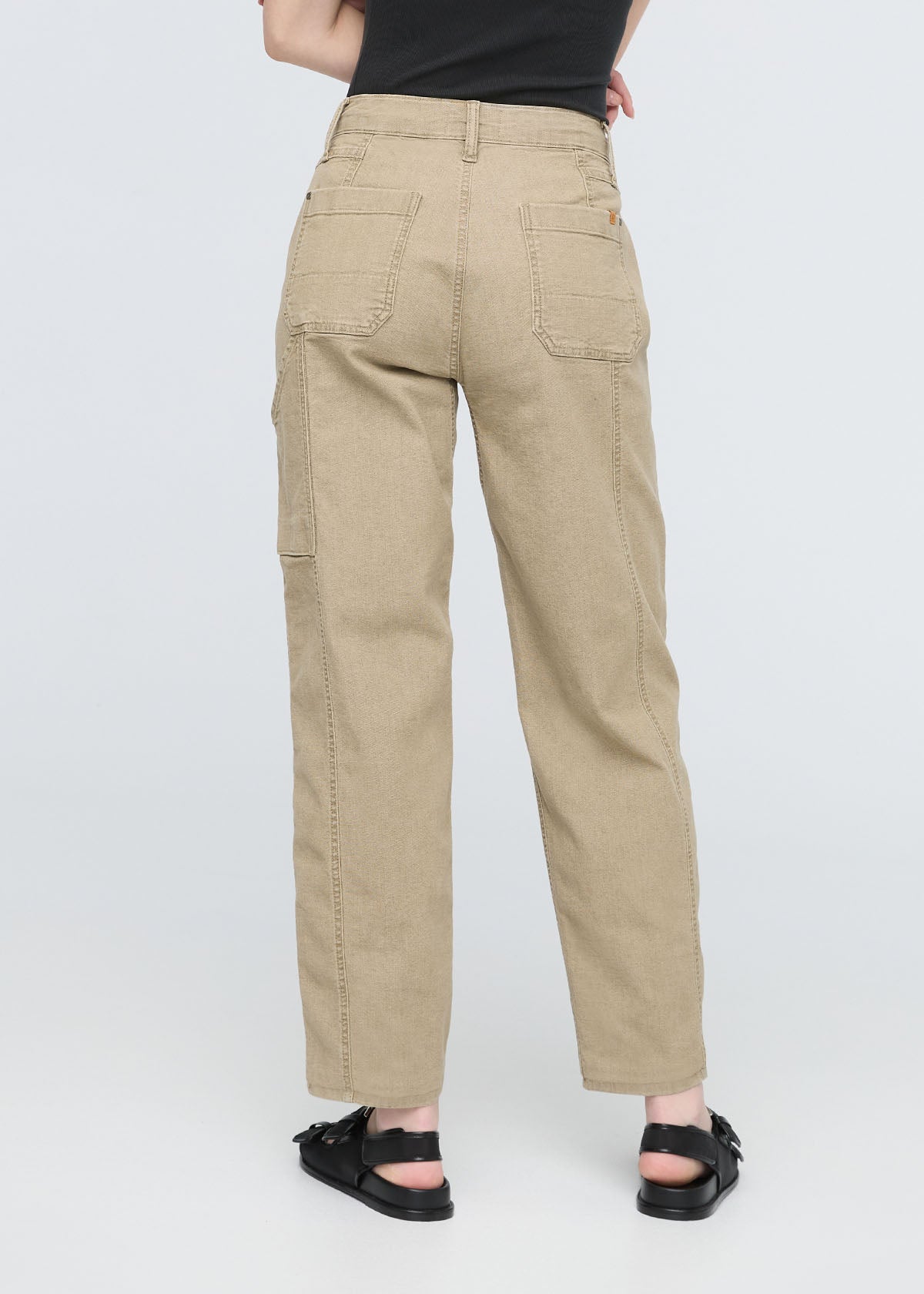 Stretch Canvas Utility Pant - Tan