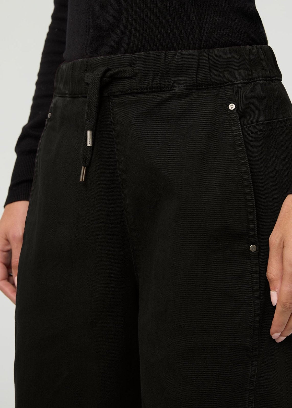 FlexTwill Barrel Pull On Pant - Black