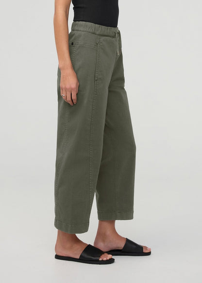 FlexTwill Barrel Pull On Pant - Thyme