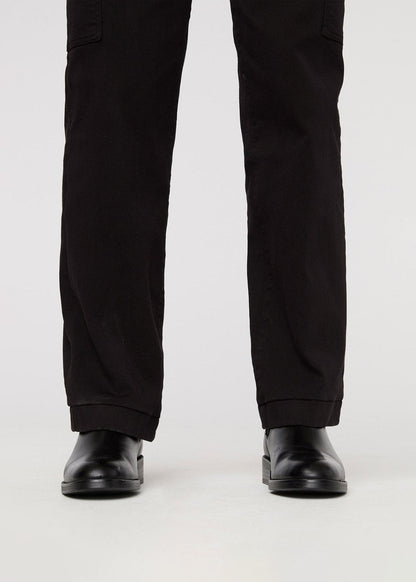 LuxTwill High Rise Cargo Pant - Black