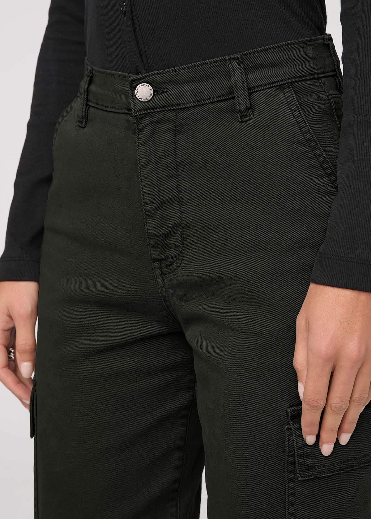 LuxTwill High Rise Cargo Pant - Evergreen