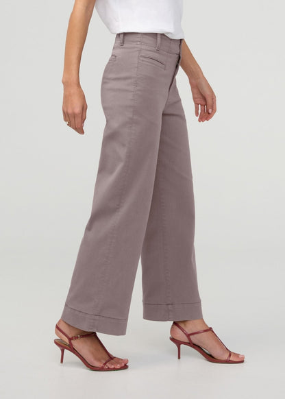 FlexTwill High Rise Trouser - Hazy Mauve