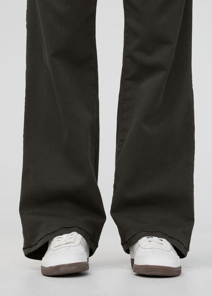 No Sweat Wide Leg Pant - Evergreen