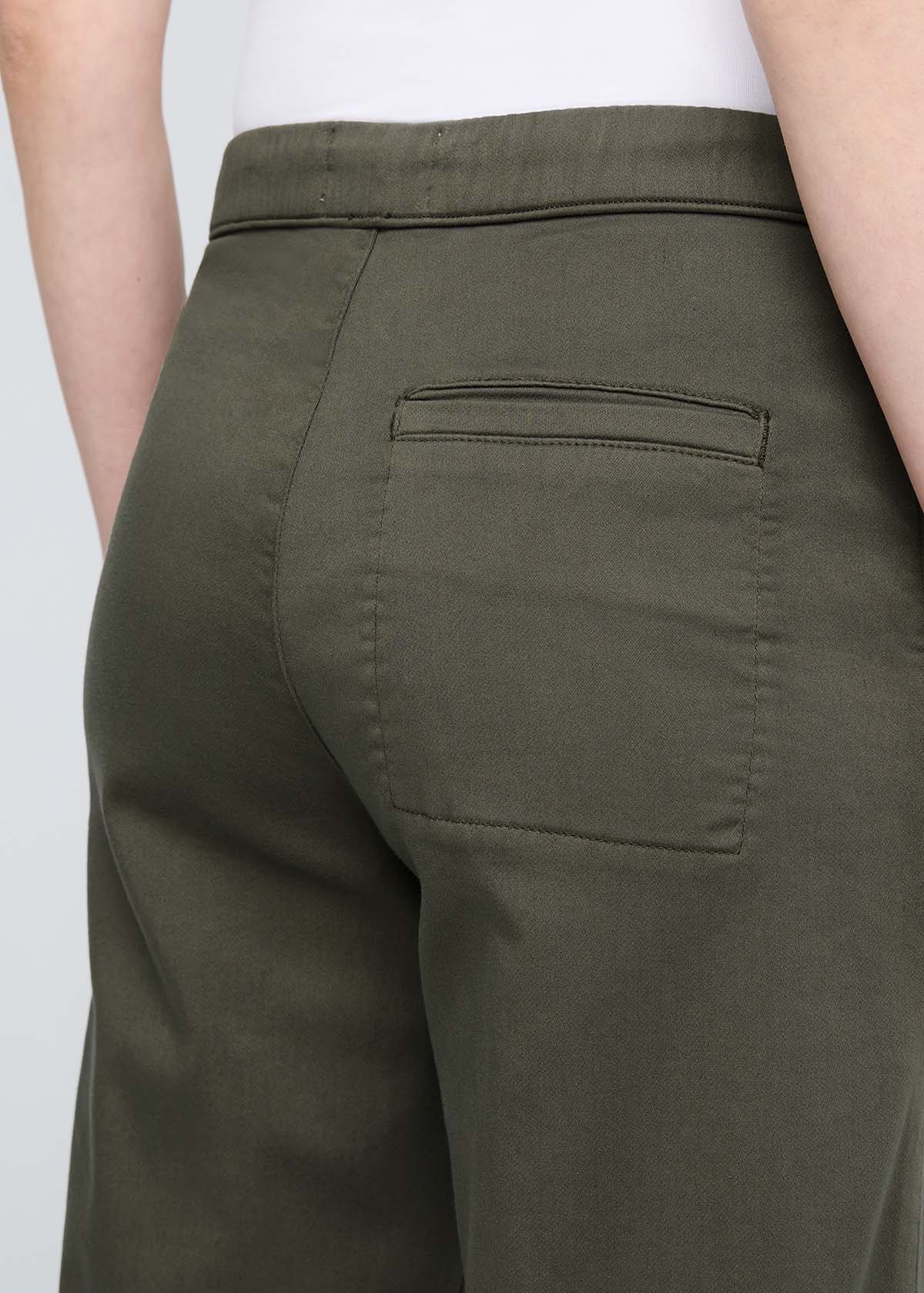 No Sweat Wide Leg Pant - Thyme