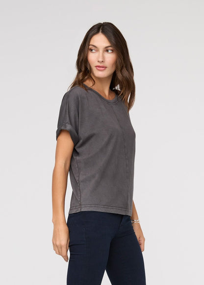 PurePima Dolman Tee - Washed Grey