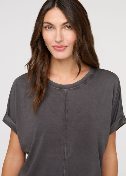 PurePima Dolman Tee - Washed Grey