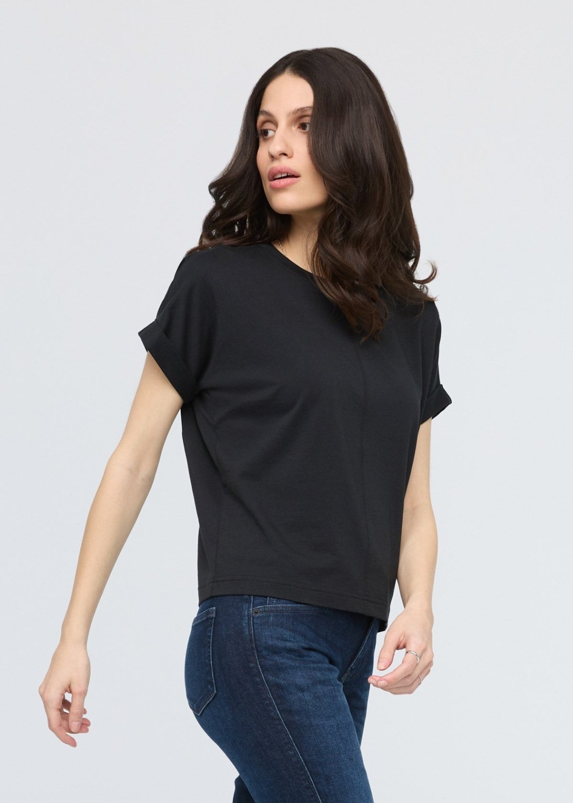PurePima Dolman Tee - Black