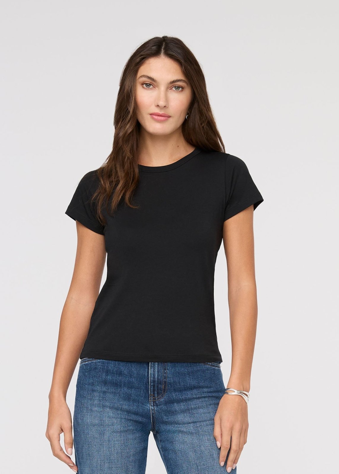 PurePima Slim Crew - Black