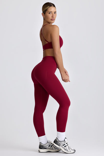 Super Sculpt Seamless Leggings in Cherry