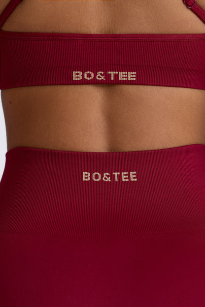 Super Sculpt Seamless Leggings in Cherry