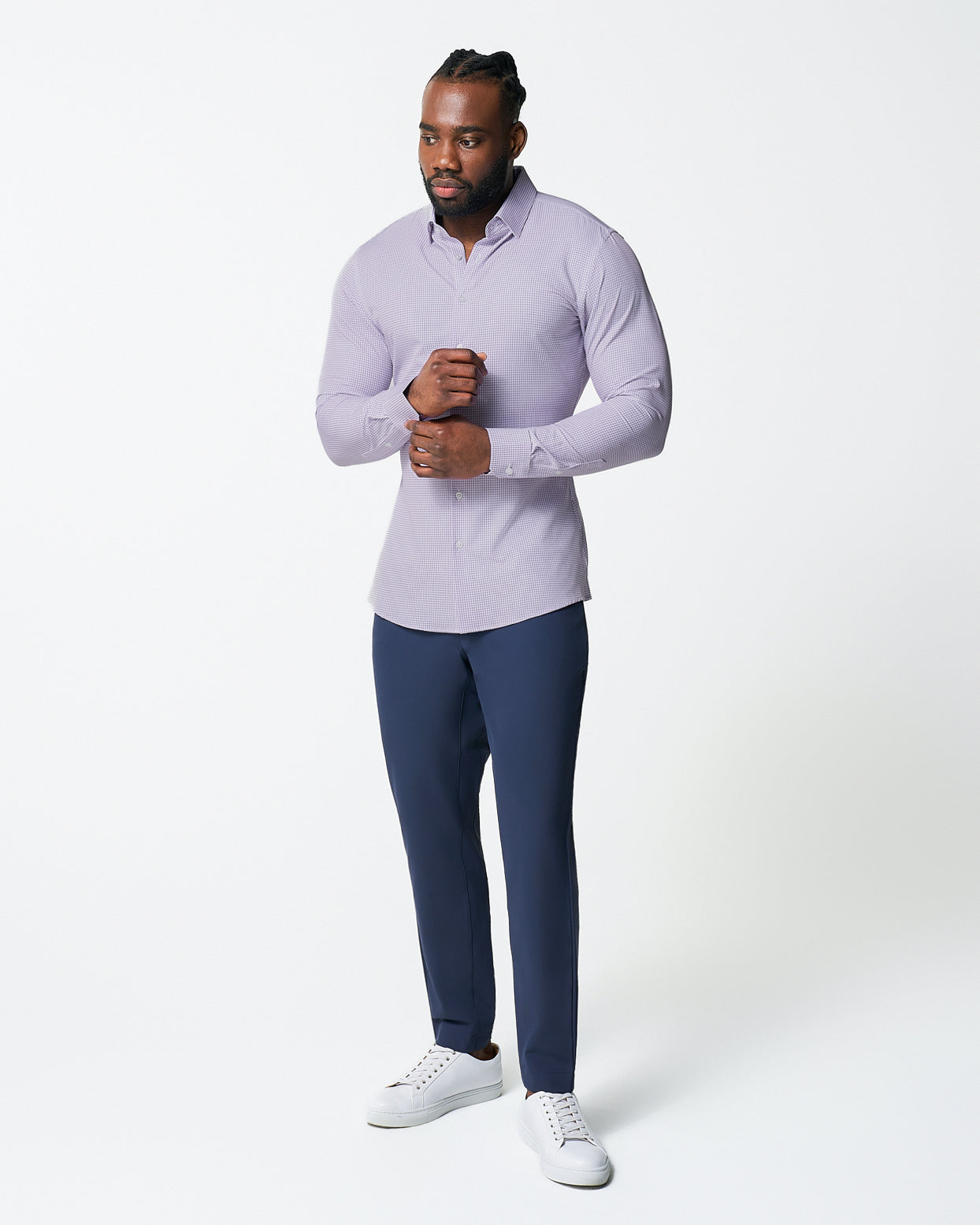 "The Arlo" Lavender Double Check