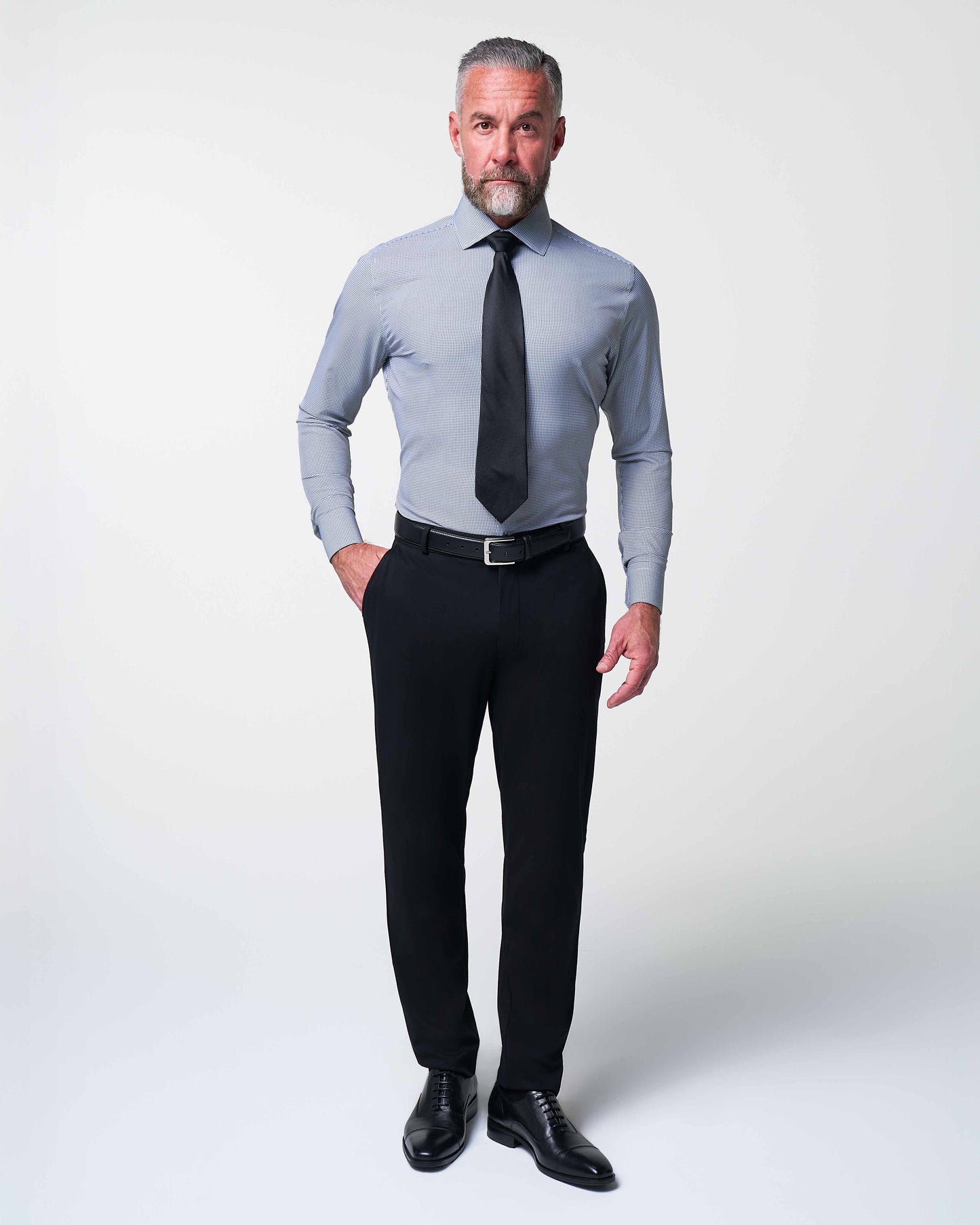 "The Empire" Black Houndstooth