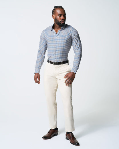 "The Fitz" Brown & Navy Plaid