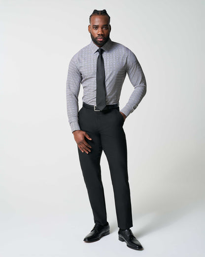 "The Gunnar" Grey and Black Plaid