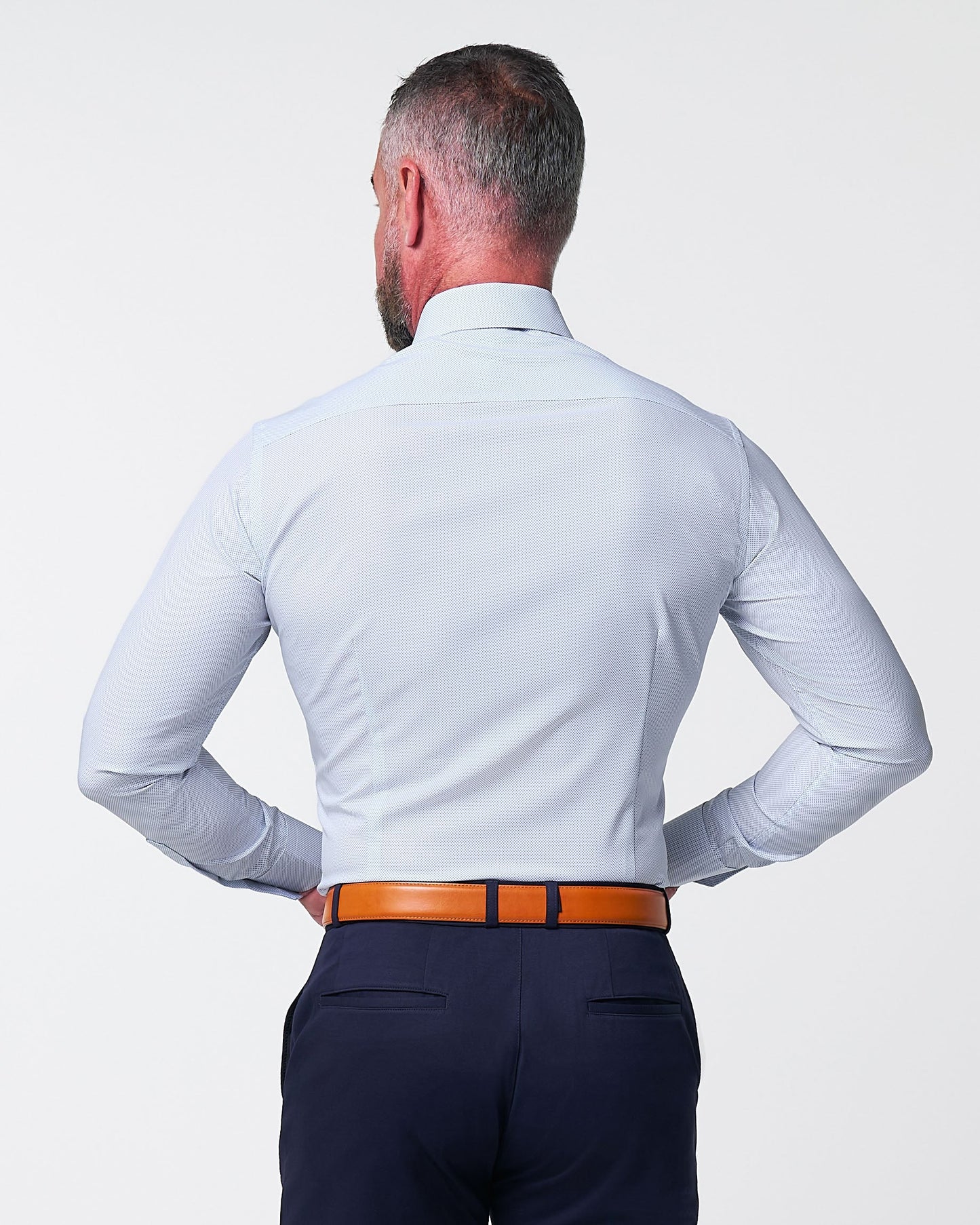 "The Jameson" Mini Navy Dot Print